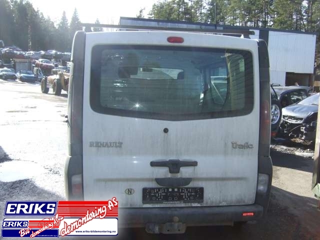 Renault Trafic 2001-2006 , Motorkode: , Girkassekode: