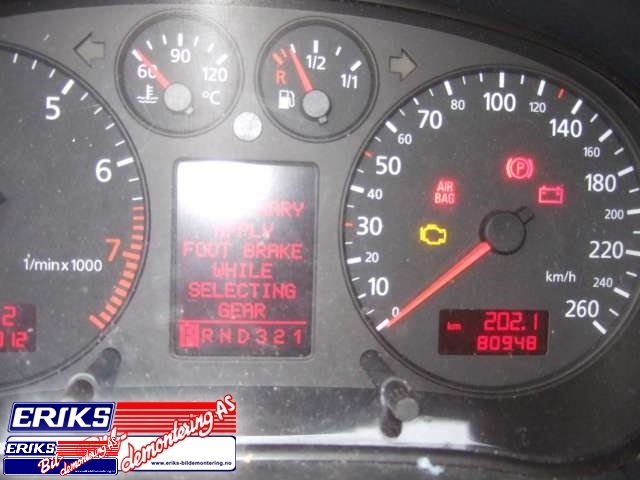 Audi A3 2003-2008 (Type II, Fase 1) , Motorkode: , Girkassekode: