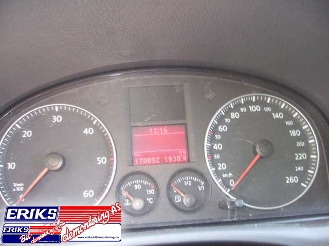 VW Touran 2003-2006 (Type I, Fase 1) , Motorkode: BKC, Girkassekode: 