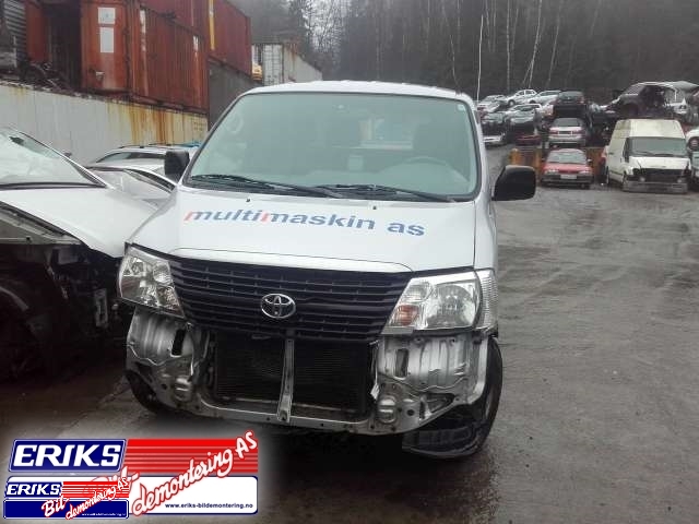 Toyota Hiace 2007-2012 (Fase 3) , Motorkode: , Girkassekode: 