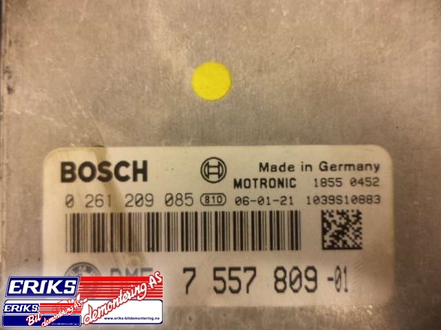Styreenhet motor til BMW 3-Serie, 2005-2011 (E90/E91/E92/E93) (E90/E91/E92/E93) (BOSCH|0 261 209 085)