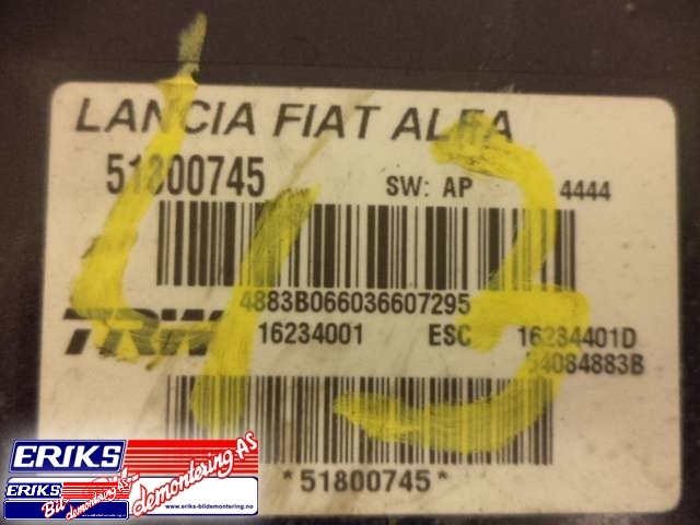 ABS sentral til Alfa Romeo 159 2005-2011 (TRW|51800745|)
