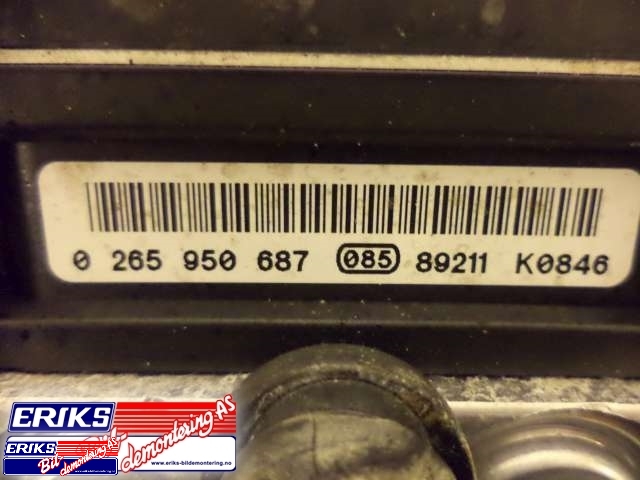ABS sentral til Peugeot 107 2006-2014  (BOSCH|0 265 235 316|)