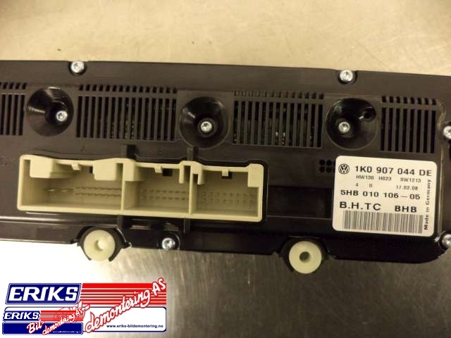 Varmeapparat betjening til VW Tiguan 2007-2011 (Type I, Fase 1)  (1K0 907 044 DE|)