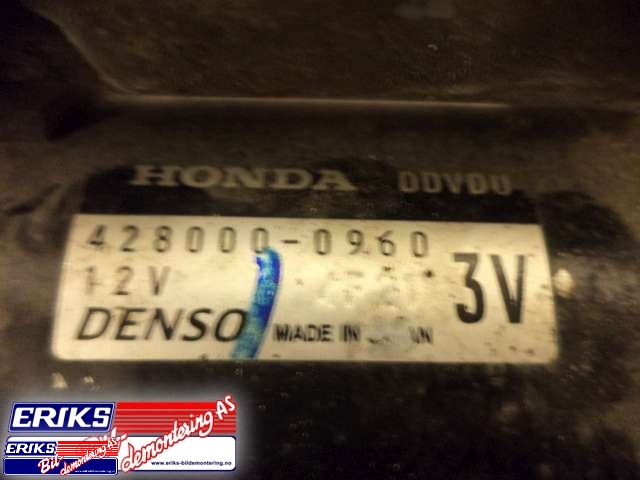 Starter til Honda Jazz 2002-2008 (Type I) (DENSO|42800-0960|)