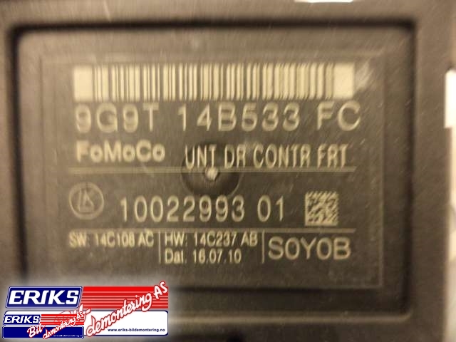 Ruteheis høyre foran til Volvo V70 2007-2013 (Type III, Fase 1)  (BROSE|30661066|)