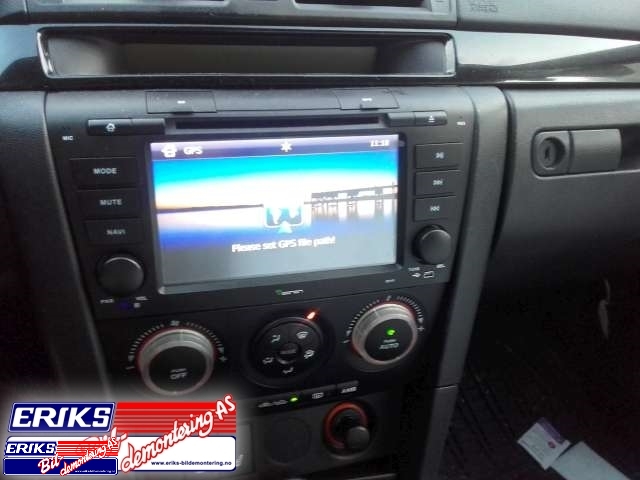 Bilstereo navigasjon til Mazda 3 2003-2005 (Type I, Fase 1)