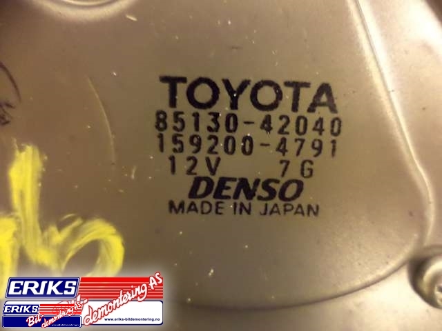 Viskermotor bakrute til Toyota RAV4 2000-2006 (Type II)  (DENSO|159200-4791|)