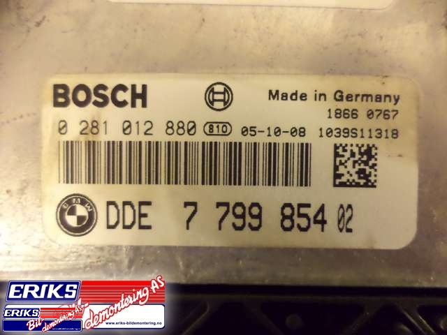 Styreenhet motor til BMW 1-Serie 2004-2011 (E81/E82/E87/E88) (E81/E82/E87/E88) (BOSCH|7 799 854|)