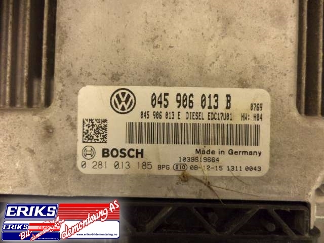 Styreenhet motor til Škoda Fabia 2007-2010 (Type II, Fase 1)  (BOSCH|045 906 013 B|)