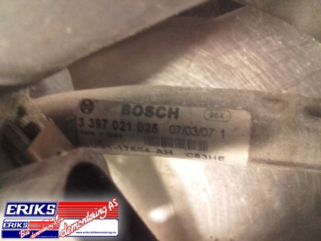 Viskermotor frontrute til Ford S-Max 2006-2010 (Type I, Fase 1)  (BOSCH|3 397 021 026|)