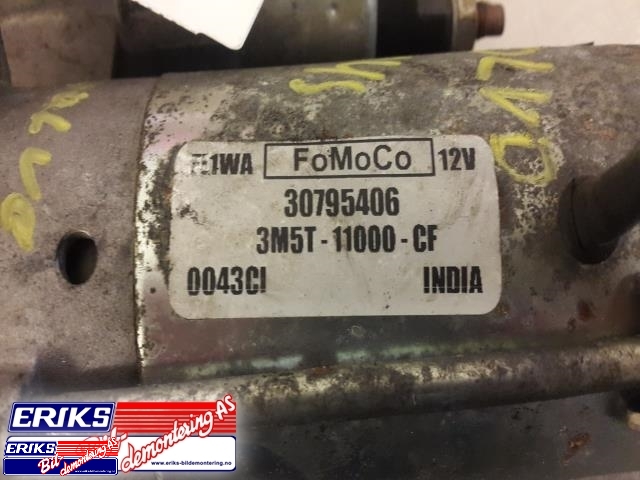 Starter diesel til Volvo V70 2007-2013 (Type III, Fase 1)  (FOMOCO|30795406|)