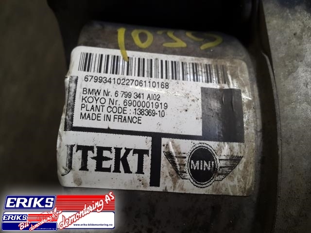 Tannstang elektrisk til Mini One/Cooper 2007-2014 (R55-57) (R55-57) (JTEKT|6 799 341 A102|32 10 6 856 876|)