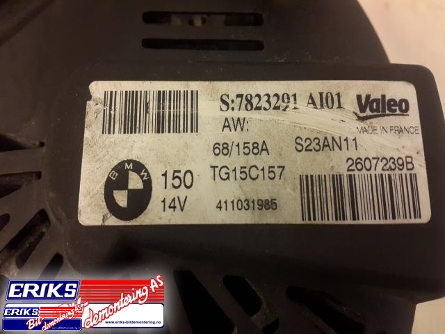 Dynamo diesel til Mini One/Cooper 2007-2014 (R55-57) (R55-57) (VALEO|7823291|7 823 292|)
