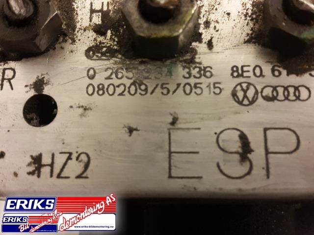 ABS sentral til Audi A4 2004-2008 (Type III) (B7) (B7) (BOSCH|8E0 910 517 H|)