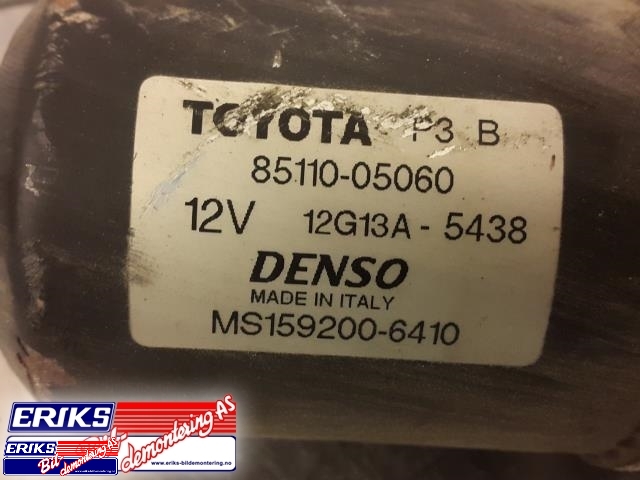 Viskermotor frontrute til Toyota Avensis 2003-2008 (Type II) (DENSO|85110-05060|)