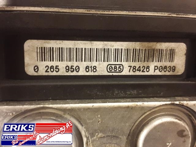 ABS sentral til Mercedes A-Klasse 2005-2012 (W169) (W169) (BOSCH|0 265 235 225|A 006 431 02 12|)