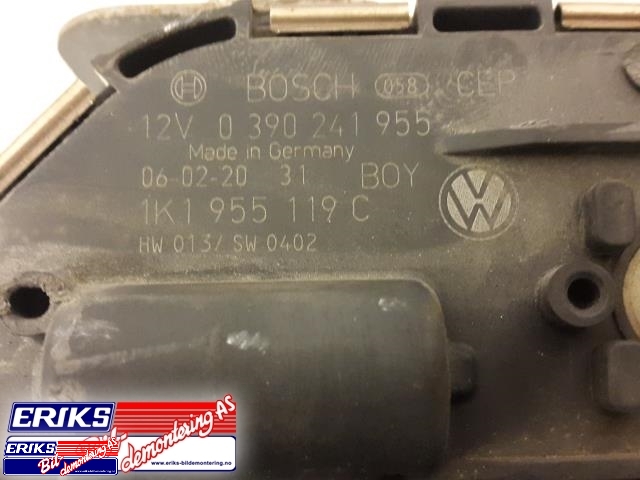 Viskermotor frontrute til VW Jetta 2005-2010  (BOSCH|0 390 241 955|1K1 955 119 C|)