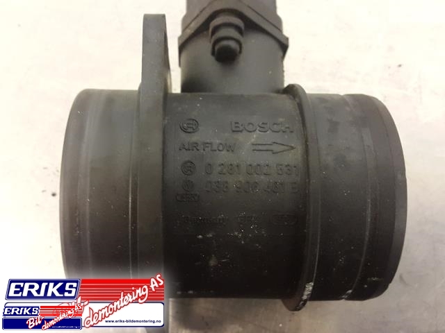 Luftmengde/luftmassemåler til VW Golf V, Combi 2003-2008 (BOSCH|0 281 002 531|038 906 461 B|)