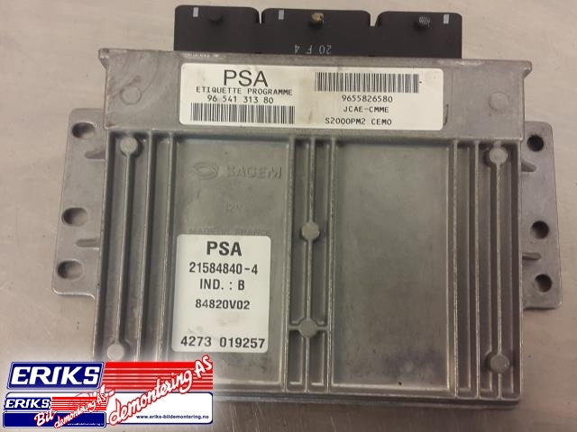 Styreenhet motor til Peugeot 407, 2004-2010 (SAGEM|96 541 313 80)