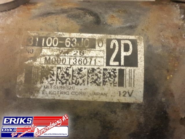 Starter til Suzuki Swift 2005-2010