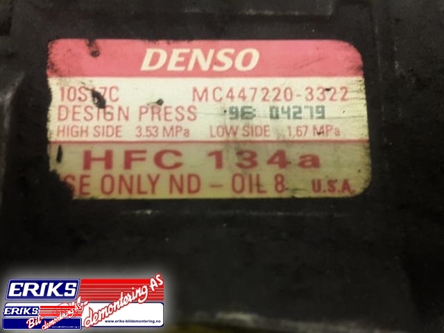 Aircondition kompressor til BMW X5 2000-2006 (E53) (E53) (DENSO|MC447220-3322|)