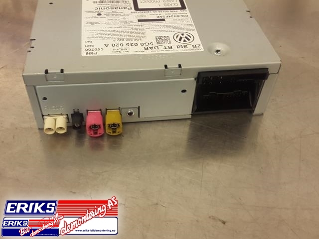Bilstereo til VW Golf VII 2012-2017 (Fase 1)  (PANASONIC|5G0 035 820 A|)