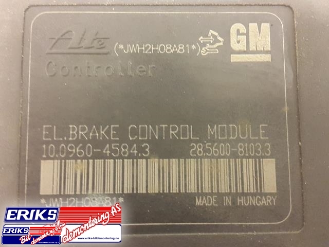 ABS sentral til Opel Astra J 2010-2015  (ATE|13412550|13384013|10.0206-0449.4)
