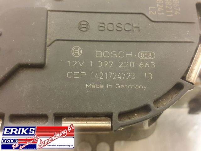 Viskermotor frontrute til VW e-Golf 2014-2017 (Fase 1)  (BOSCH|1 397 220 663|)