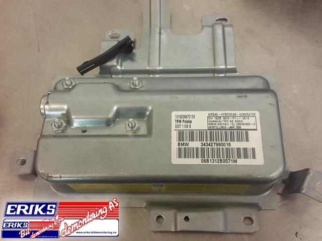 Airbag sidepute høyre til BMW X3, 2003-2006 (Fase 1) (E83) (E83) (343427990016)