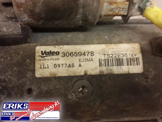 Starter diesel til Volvo V60 2010-2013 (Type I, Fase 1)  (VALEO|30659478|)