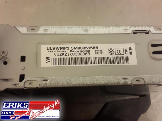 Bilstereo til VW Polo 2009-2014 (Type V, Fase 1)  