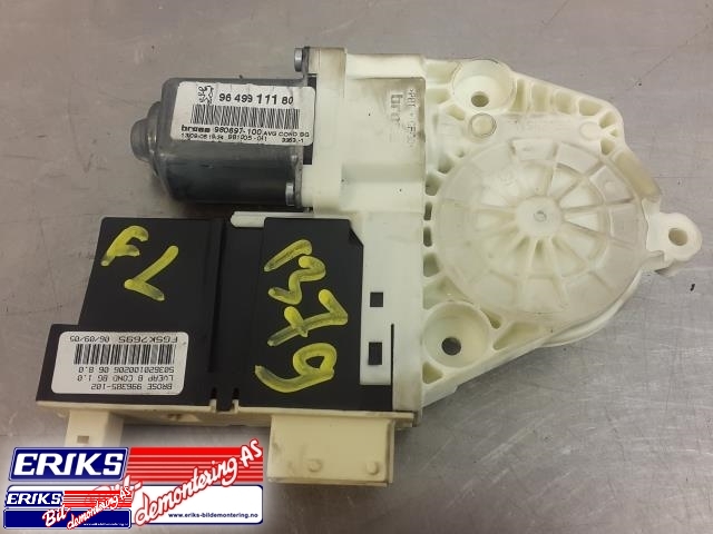 Ruteheis, kun motor, venstre foran til Peugeot 307, 2005-2008 (Fase 2)  (BROSE|96 499 11 80)