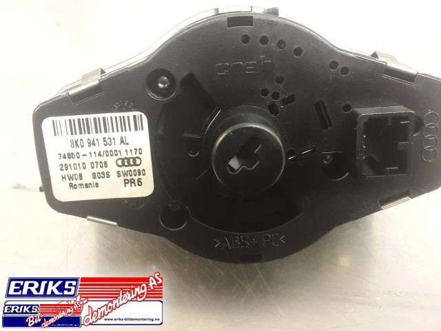 Bryter lys til Audi A4 2007-2014 (Type IV) (B8) (B8) (8K0 941 531 AL|)