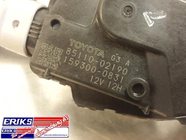 Viskermotor frontrute til Toyota Auris 2007-2010 (Type I, Fase 1)  (85110-02190|)