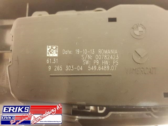 Bryter lys til BMW 1-Serie 2011-2015 (Fase 1) (F20/F21) (F20/F21) (VIMERCATI|9 262 303|)