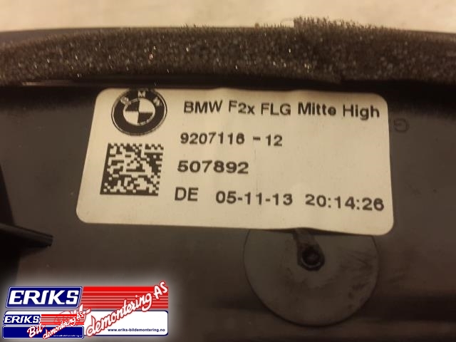 Dashbord friskluftdyse til BMW 1-Serie 2011-2015 (Fase 1) (F20/F21) (F20/F21) 