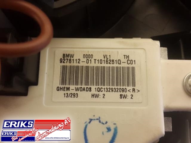 Varmeapparat motor til BMW 1-Serie 2011-2015 (Fase 1) (F20/F21) (F20/F21) (VALEO|9276112|T903542|)