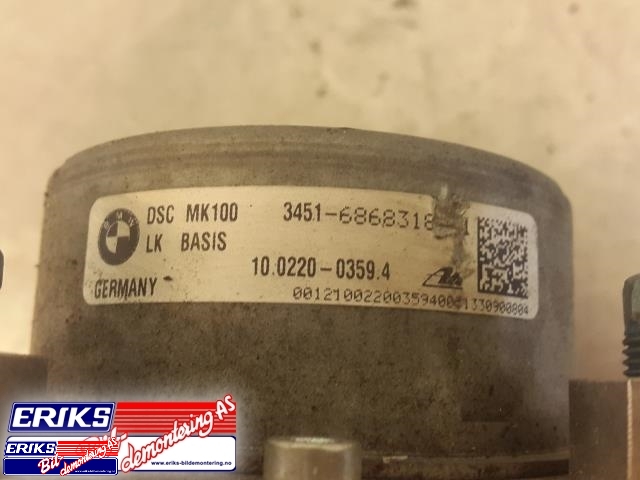 ABS sentral til BMW 1-Serie 2011-2015 (Fase 1) (F20/F21) (F20/F21) (ATE|6 887 513|10.0220-0359.4|34 51 6 887 513)