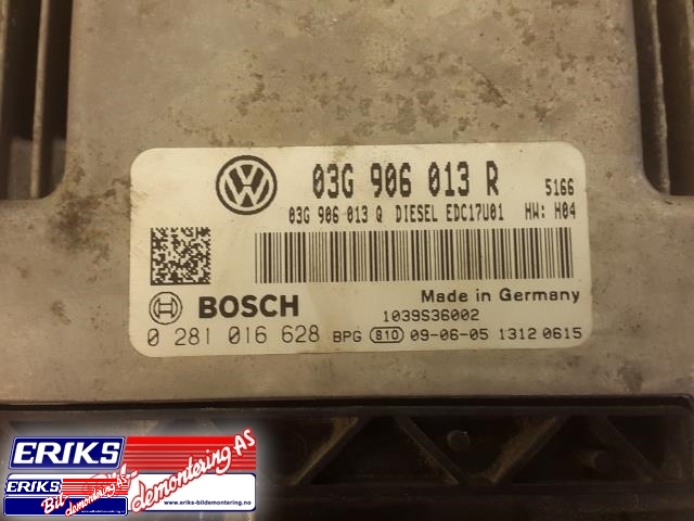 Styreenhet motor til Škoda Fabia 2007-2010 (Type II, Fase 1) (BOSCH|03G 906 013 R|)
