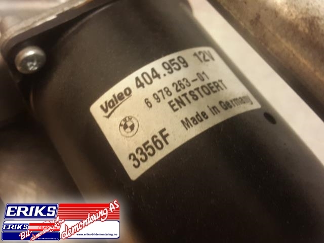 Viskermotor frontrute til BMW 3-Serie 2005-2011 (E90/E91/E92/E93) (E90/E91/E92/E93) (VALEO|404.959|)