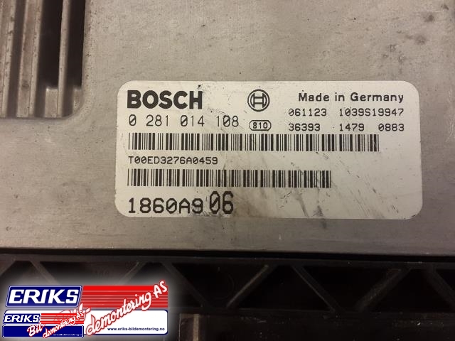 Styreenhet motor til VW Touran 2007-2010 (Type I, Fase 2) (BOSCH|0 281 014 108|)