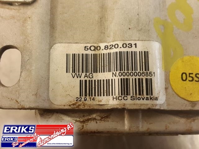 Aircondition diverse til Audi A3 2012-2016 (Type III, Fase 1)  (5Q0 820 031|)