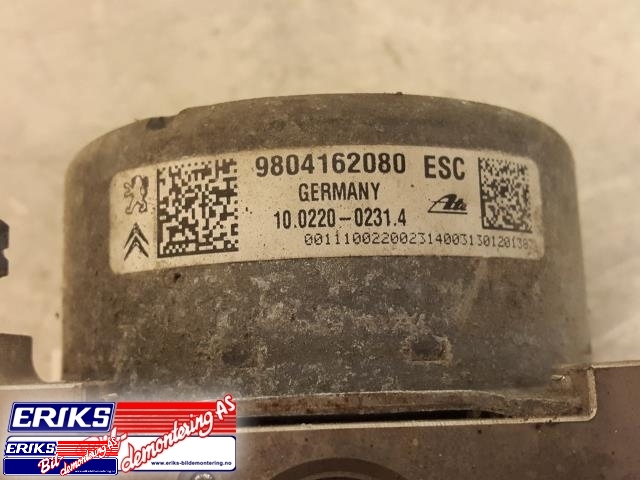 ABS sentral til Peugeot 208 2012-2019 (Type I) (ATE|9804162080|16 099 275 80|16 101 344 80)