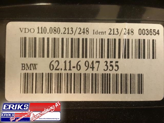 Instrumentpanel til BMW 5-Serie 2003-2010 (E60/E61) (E60/E61) (VDO|62.11-6 947 355|)