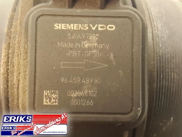 Luftmengde/luftmassemåler til Mitsubishi Outlander 2007-2010 (Type II, Fase 1)  (SIMENS VDO|5WK97002|)