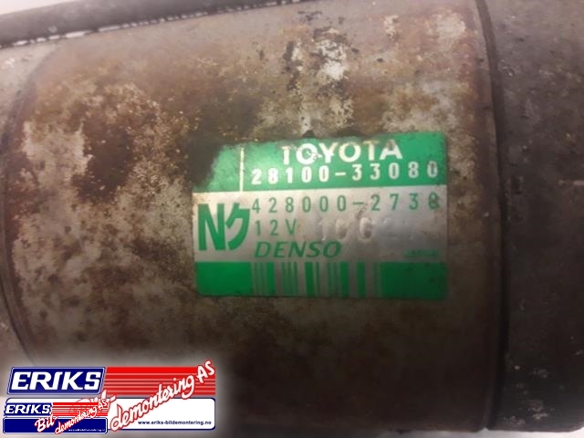 Starter diesel til Toyota Corolla 2002-2007 (DENSO|28100-33080|2810033080|)