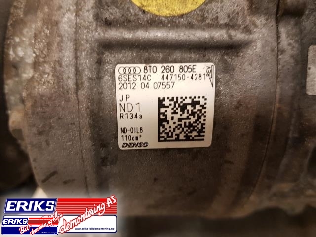 Aircondition kompressor til Audi A4 2007-2014 (Type IV) (B8) (B8) (DENSO|8T0 260 805 E|)