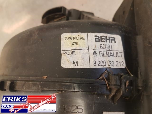Varmeapparat motor til Nissan Kubistar 2004-2009 (BEHR|8 200 039 212|)