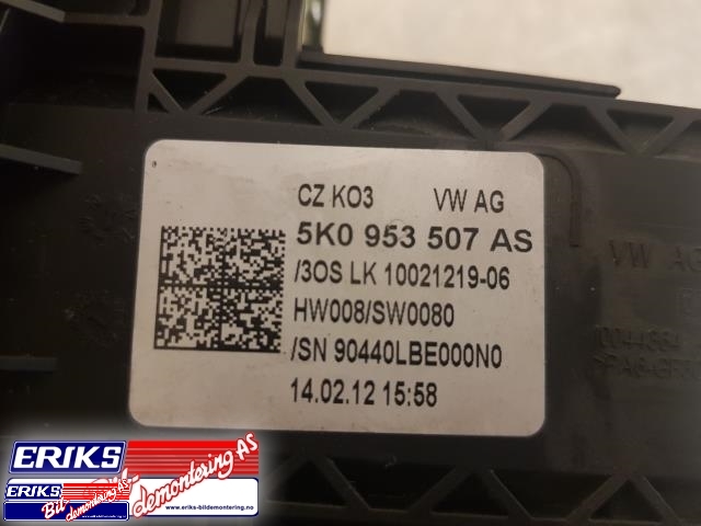Bryter combi til VW Caddy 2010-2015 (Type III, Fase 2)  (5K0 953 507|)